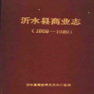 沂水县商业志 1809-1989 PDF电子版